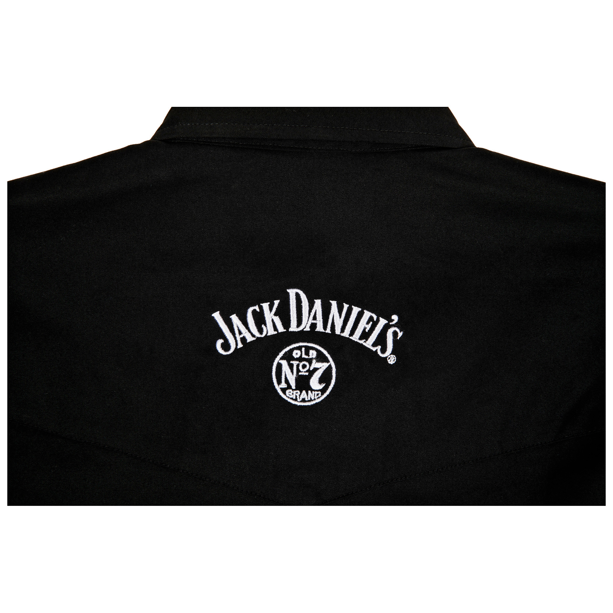 Jack Daniel's Button-Up Long-Sleeve Shirt - Black